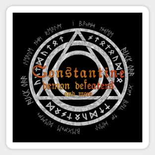 Constantine Demon Defeaters Sticker